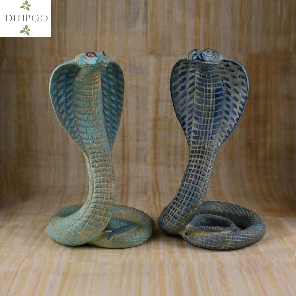 DITIPOO เหมือนจริงเหมือนจริง ของเล่นงูเห่าจำลอง3D ตาชั่งน้ำหนัก งูเนส หุ่นงูเห่าจำลอง ของตกแต่งปีใหม่ เครื่องประดับสำหรับตกแต่ง แบบจำลองสัตว์จำลอง เครื่องประดับเดสก์ท็อป ราคา 541 บาท*ส่งฟรี