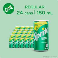 Sprite Regular Soda Mini Cans 180ml - Pack of 24