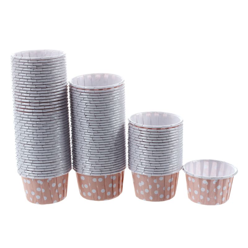 EYR Mall-100X Cupcake Paper Cake Case Baking Cups Liner Muffin Pink