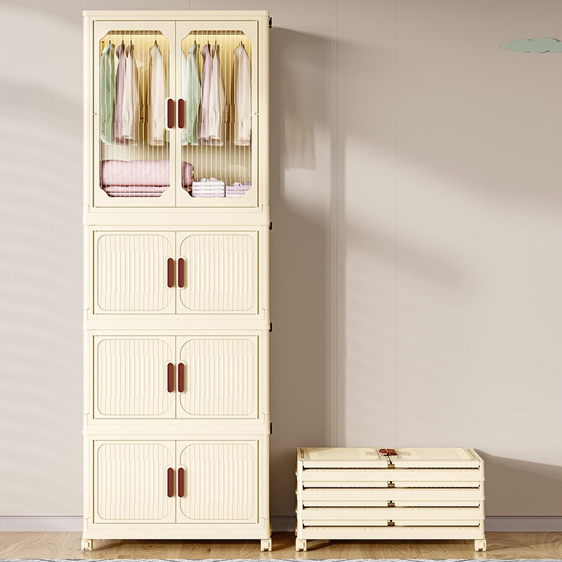 Plastic wardrobe is foldable and convenient ราคา 1,649 บาท*ส่งฟรี