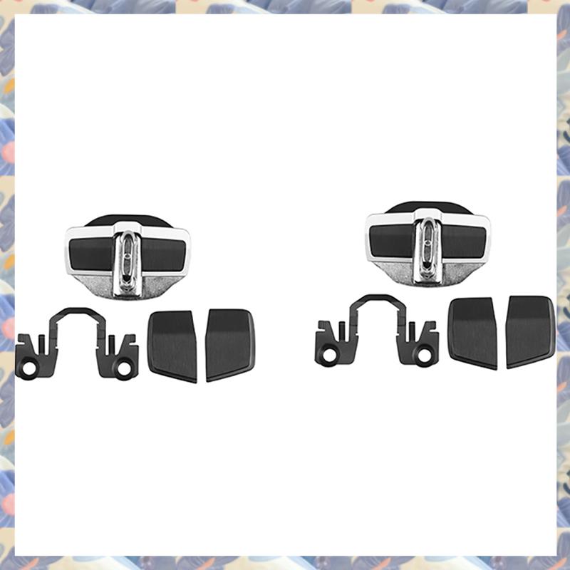 (ICTE) 2Set Car Door Lock Buckle Upgraded Stabilizer Cover Latches Stopper for-- Series Eliminate Ab