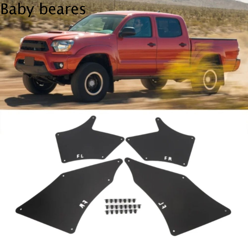 BABY Đen Bảo vệ chống bắn nước Khoang động cơ trước Bạt chắn bùn Bảo vệ Lớp lót chắn bùn Bùn chắn Phụ kiện ô tô