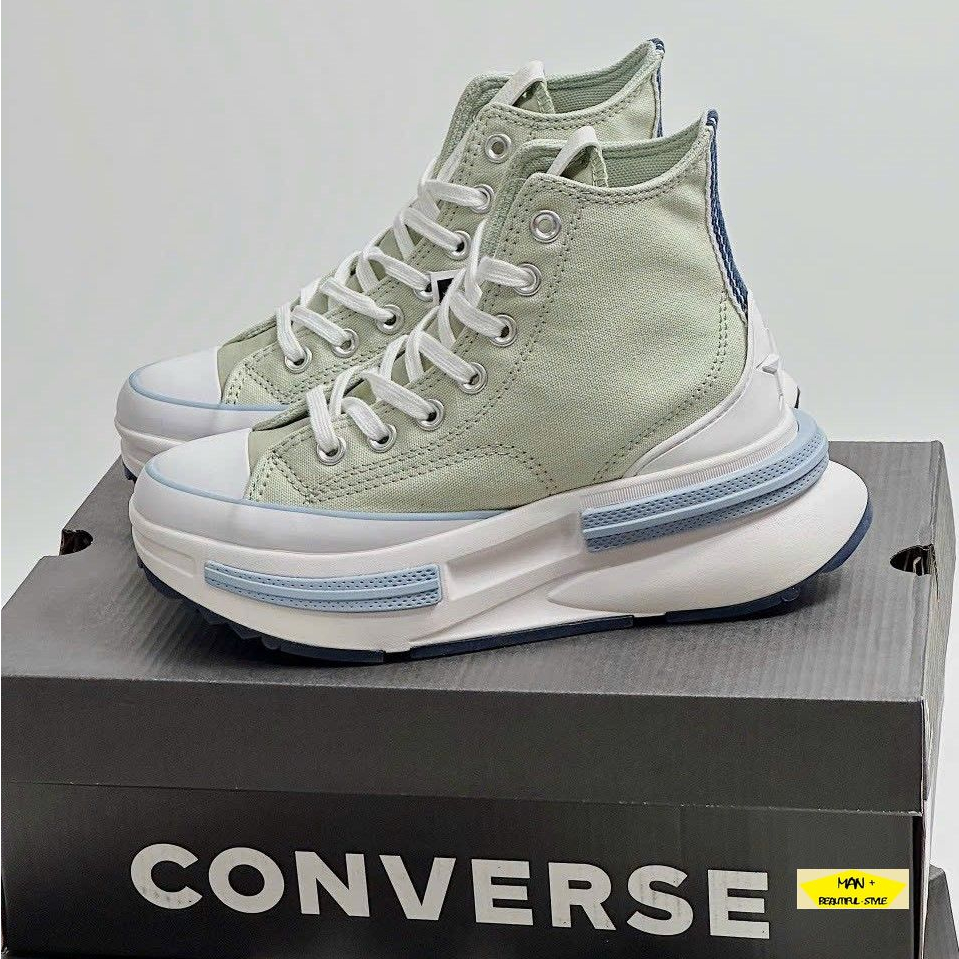 Giày Converse Run Star Legacy CX Platform Green 2023, converse cao cổ màu đen dành cho nam nữ