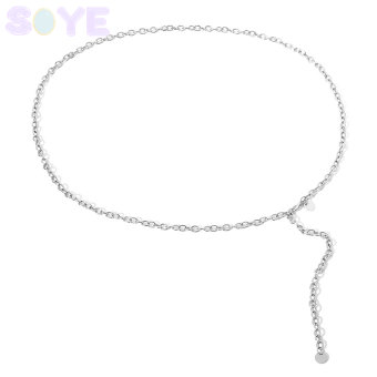 Thời Trang Phụ Nữ Phụ Nữ Eo Chuỗi Vành Đai Kim Loại Vàng Bạc Màu Dây Thắt Lưng Chuỗi Vành Đai Cho Ăn Mặc Áo Sơ Mi Quần Áo Phụ Kiện