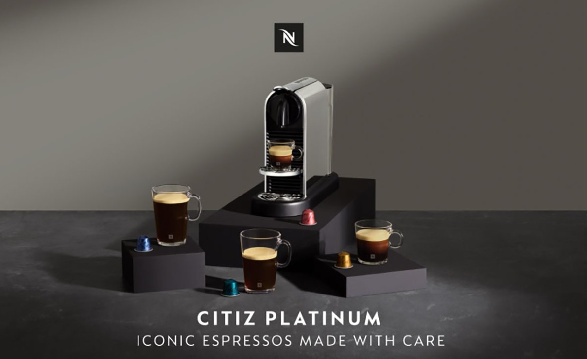 NESPRESSO Citiz Platinum D140-ME Nespresso CITZ PLATINUM D140-ME-W