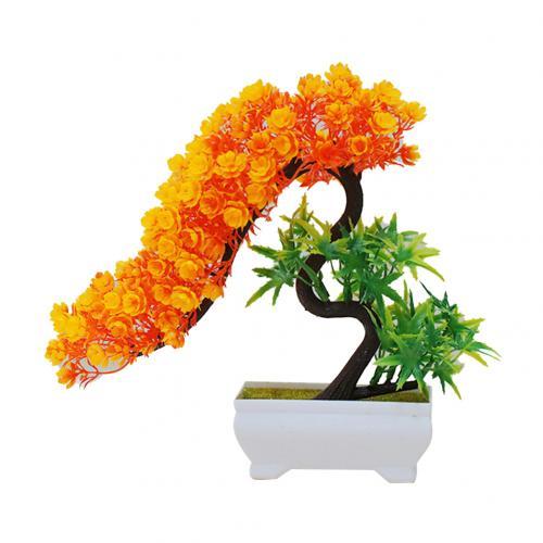 Yingke mô phỏng hoa giả nhựa trong chậu cây xanh sáng tạo cây hoa giả cây cảnh trang trí đồ trang tr
