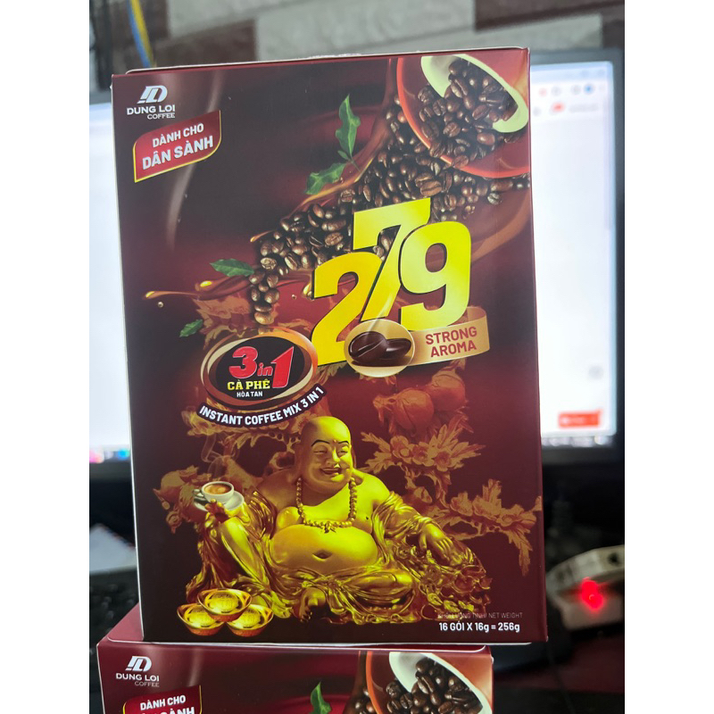 Cà Phê Muối Hòa Tan 279 Hộp 16 gói - Hương vị thơm ngon đặc biệt (TN)