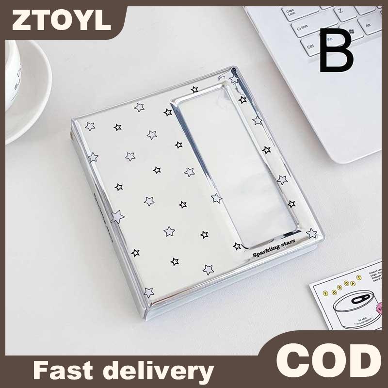 ZTOYL Cartoon 4 Grid Idol Card Photo Booth Album For 40 Pcs 2x6 Inch Photo Strips Bookmark 20 Pcs 4x6 4R Photo Holder
