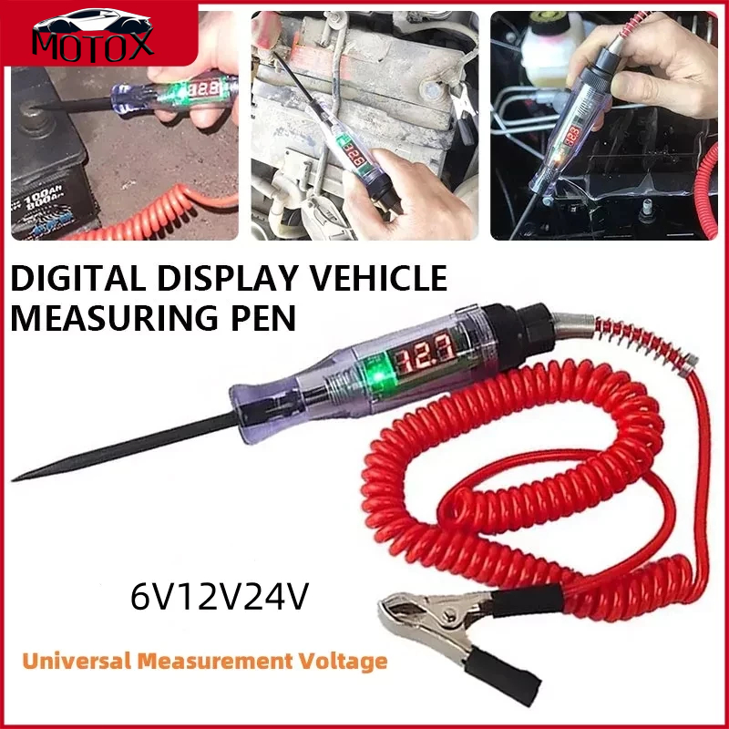 Bút Thử Điện 6V 12V 24V DC Dành Cho Ô Tô Xe Máy Và Xe Điện chuẩn đoán bình ắc quy xe máy ô tô