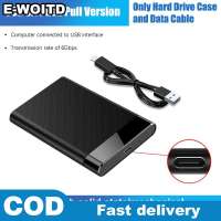 E-WOITD 2.5 Inch USB 3.1 2.0 Type C HDD Enclosure SATA SSD Hard Drive Case For Notebook Solid State Or Mechanical External Hard Disk Box