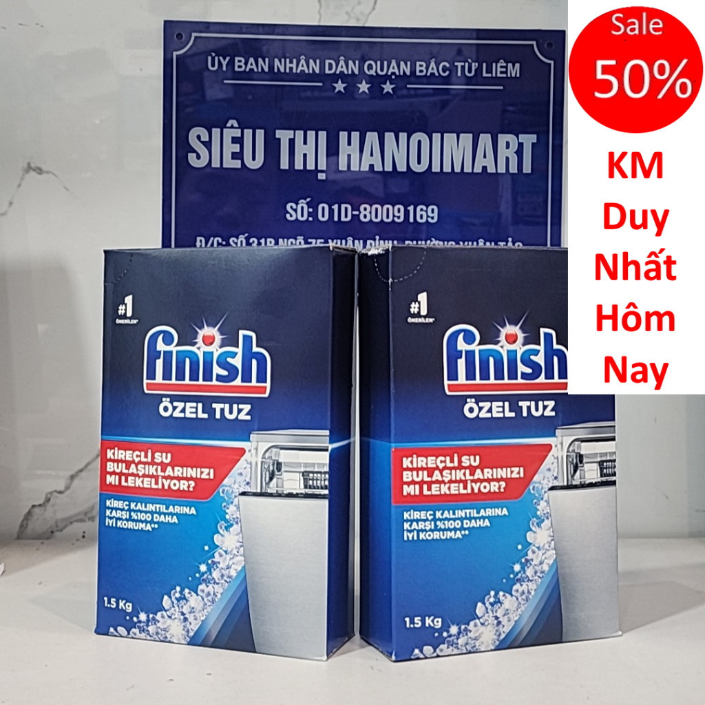 Muối rửa bát Finish 4kg, muối rửa chén finish 1.5kg, muối làm mềm nước finish 1.2kg, Finish Dishwasher Salt 4kg, vienruabat