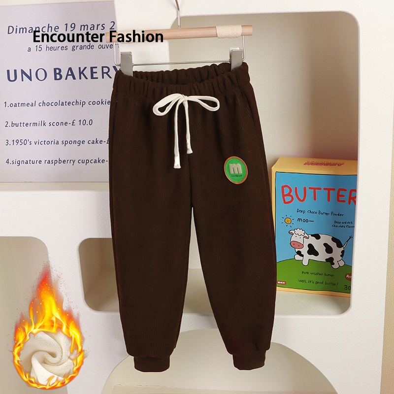 VOCKOO Super children's pants with fur trim for boys and girls ราคา  176 บาท*ส่งฟรี