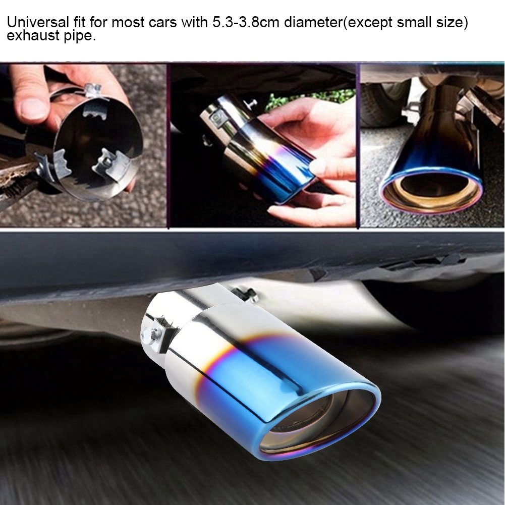 Car Exhaust Pipe Straight Exhaust Pipe Exhaust Muffler Pipe for Car for Repair Shop ราคา 278 บาท*ส่งฟรี