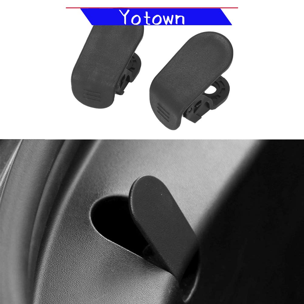 Yotown Frunk Bolt Covers Màu Đen Thân Cây Móc Phía Trước Nhựa ABS 2 Cái/bộ Thay Thế Siêu Chịu Tải Nặng Cho Tesla Model 3 2016‑2019 Cho Ô Tô