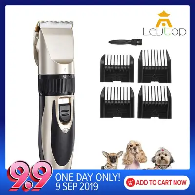 LEVTOP Pet Hair Trimmer Grooming Kit Animal Hair Clipper Shaver Set Haircut Machine No Pain&Low Noise Cordless Cat Dog Beauty Christmas Gift