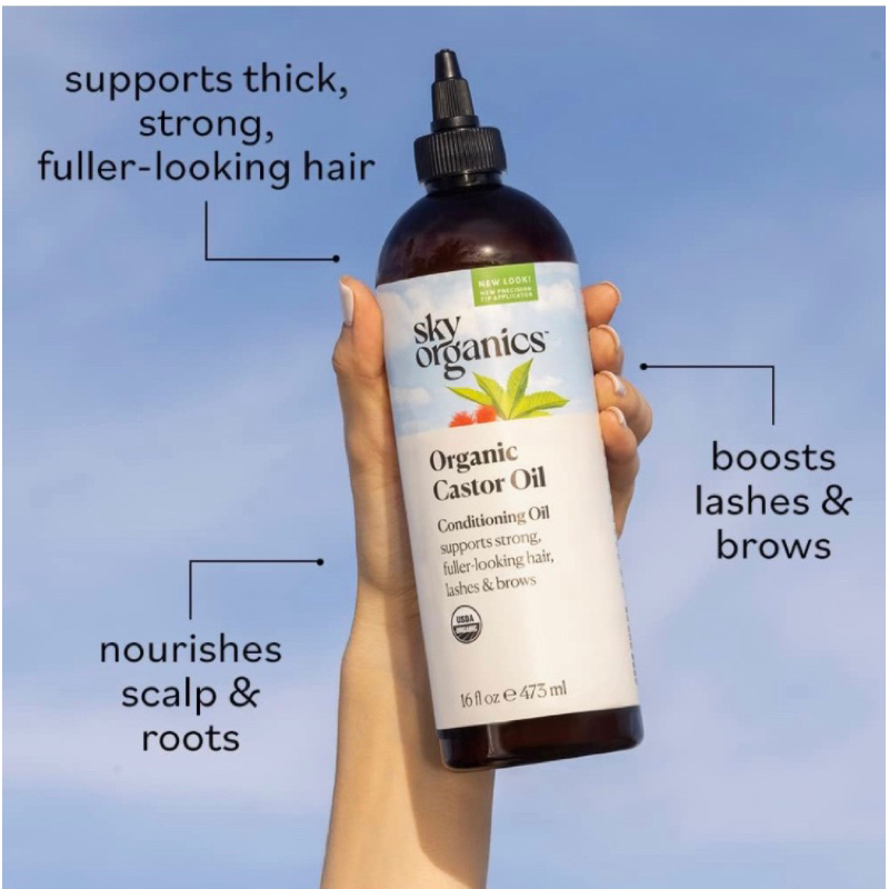 Dầu Thầu Dầu Castor Oil USDA Sky Organics 100% Pure Hexane-Free 473ml USA - SẢN PHẨM CHẤT LƯỢNG CAO, ĐƯỢC YÊU THÍCH SĂN ĐÓN TRÊN THỊ TRƯỜNG HIỆN NAY, HÀNG ĐẢM BẢO DÙNG SIÊU THÍCH MỜI KHÁCH YÊU TRẢI NGHIỆM