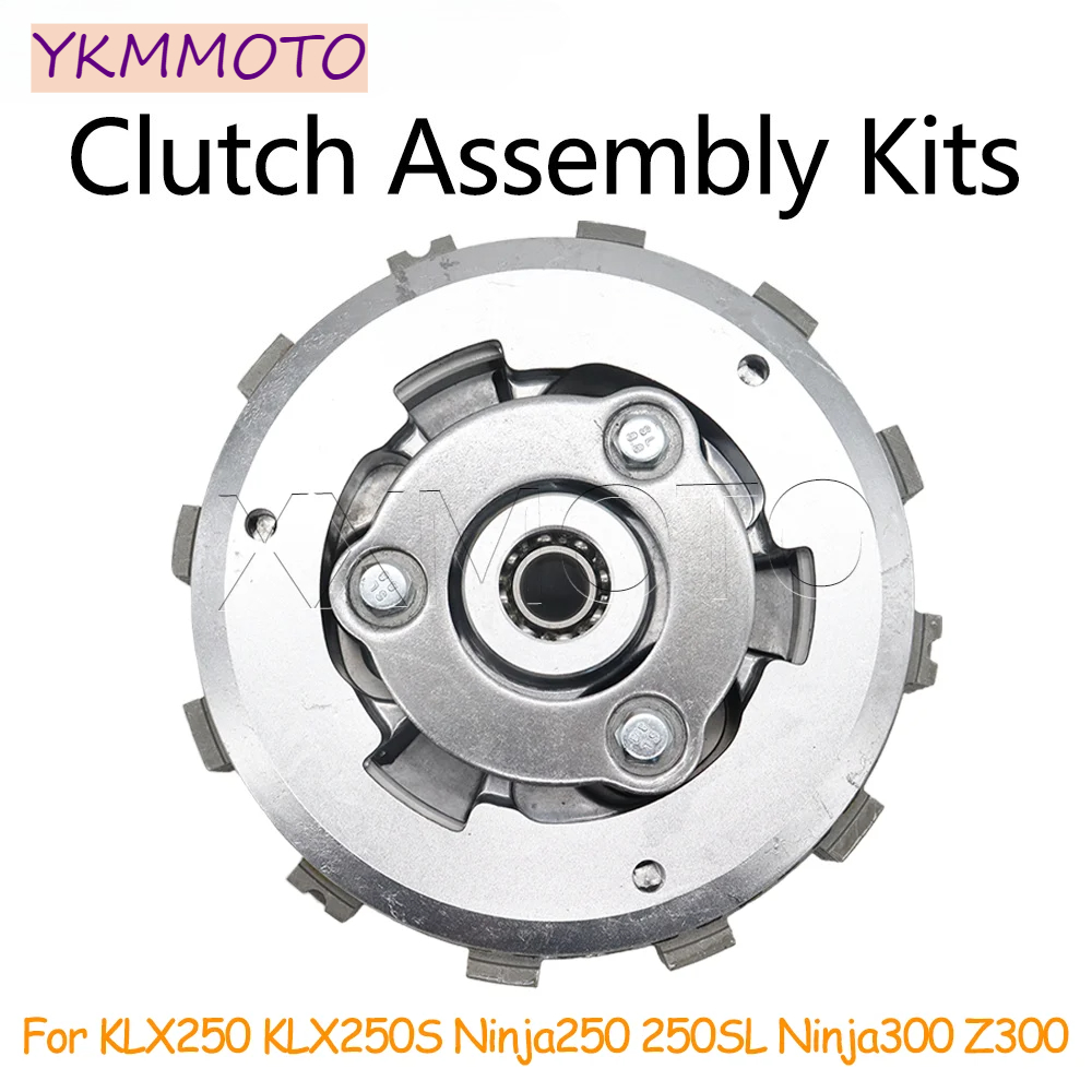 Cho Kawasaki klx250 klx250s ninja250 250sl ninja300 Z300 Ninja 250sl Z 300 xe máy trượt ly hợp tấm lắp ráp trống Bộ dụng cụ
