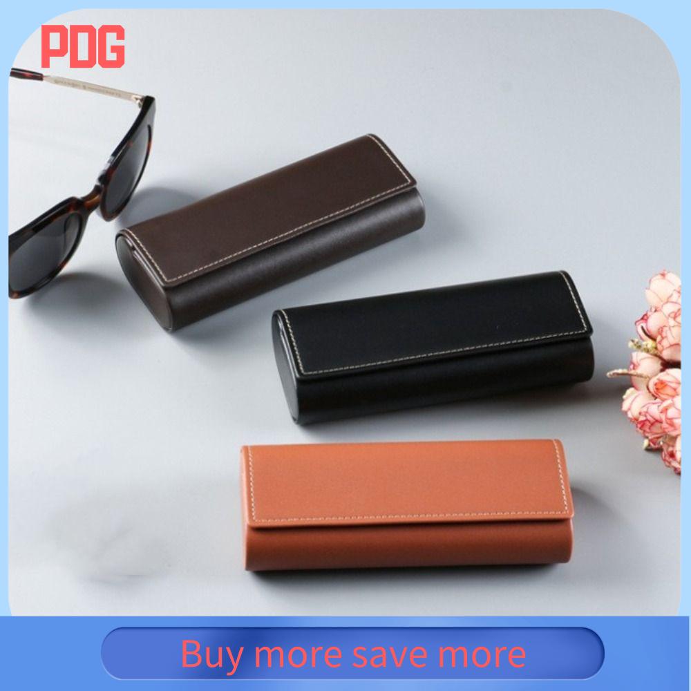 PDG Unisex Sang trọng Da Hộp đựng kính mắt Hộp kính râm Hộp đựng kính Túi Kính râm