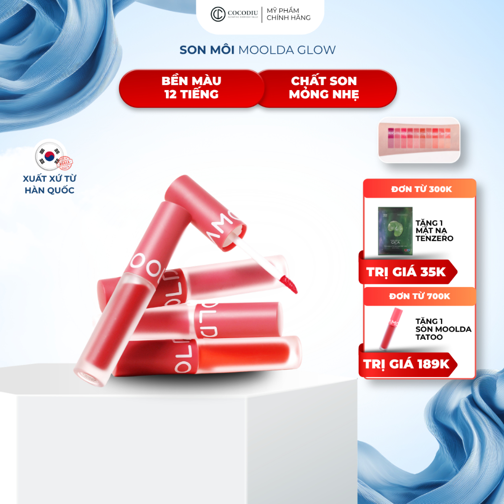𝗦𝗼𝗻 𝘁𝗶𝗻𝘁 𝗯𝗼́𝗻𝗴 𝗠𝗼𝗼𝗹𝗱𝗮 𝗚𝗹𝗼𝘄 𝗗𝗲𝘄𝘆 𝗧𝗶𝗻𝘁 (Hiệu ứng Bóng + Lì)