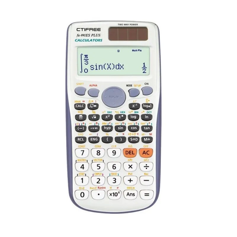 ✅【Chính hãng gốc】 Máy tính cho FX-991ES-PLUS Máy Tính Ban đầu 417 chức năng cho học sinh trung học Pin đồng xu văn phòng