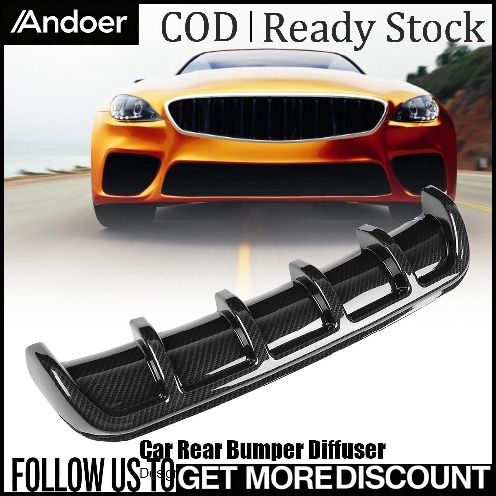 Hãm xung phía sau Thiết bị khuếch tán mép phổ quát thiết kế sành điệu bền gờ sau Bumper valance khuếch tán dễ dàng để cài đặt cho hầu hết xe hơi cho bị hỏng hoặc cũ oner eplacement