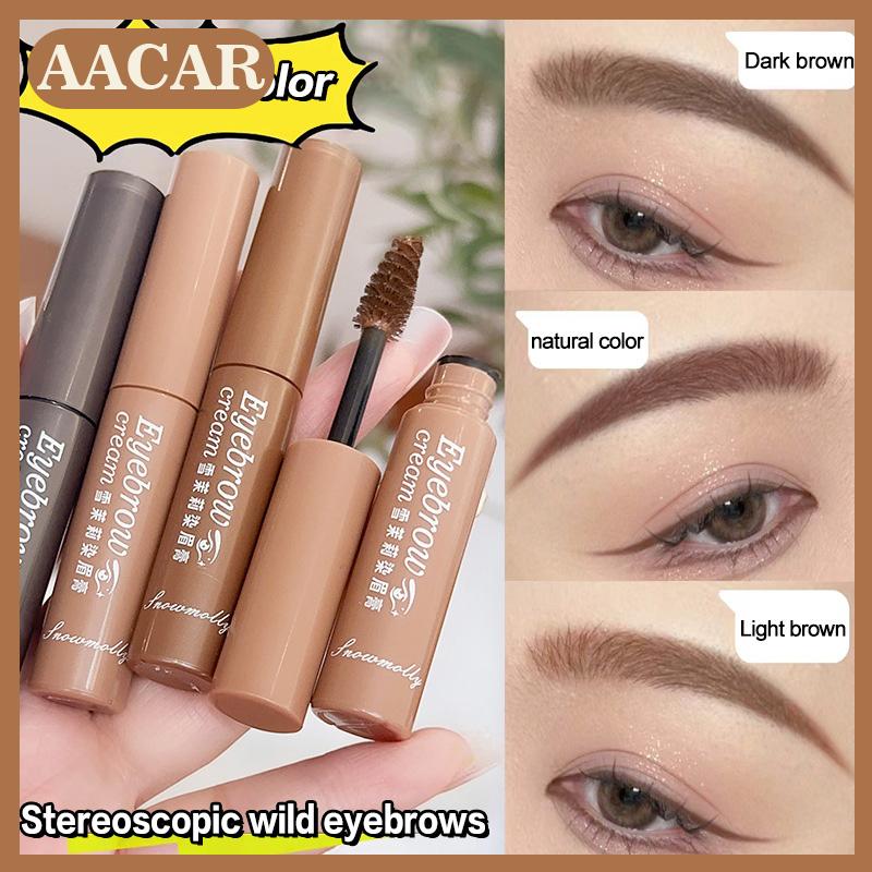 AACAR 3 màu sắc lông mày tint không thấm nước lâu dài chất lỏng Enhancer nhuộm lông mày Gel Kem nâu tự nhiên Mascara Tint trang điểm mỹ phẩm