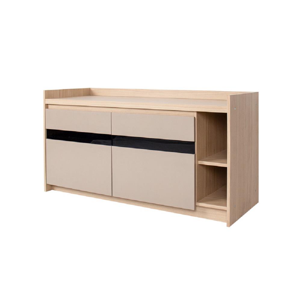 HomePro ตู้วางทีวี PSP-6176 120 ซม. สีโอ๊ค/น้ำตาล แบรนด์ FURDINI ราคา 2,590 บาท*ส่งฟรี