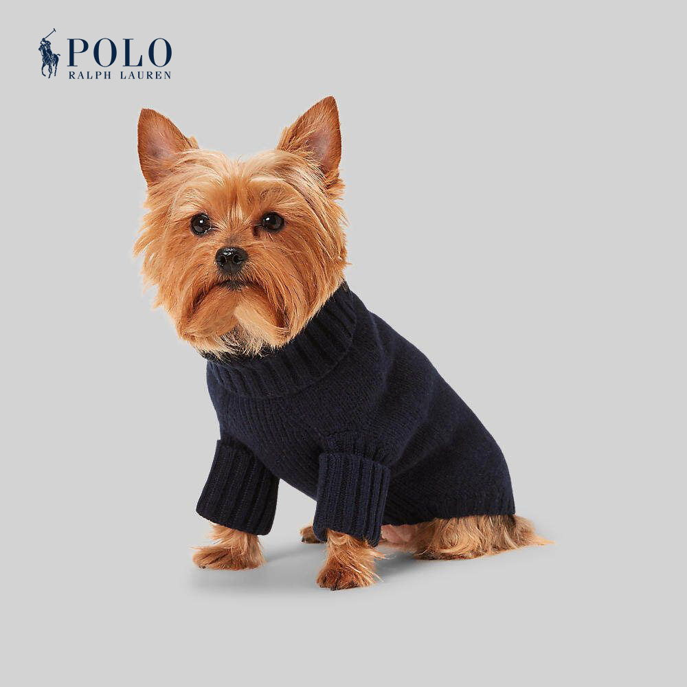 Polo Ralph Lauren Unisex Petwear-Bear Wool-Blend Dog Sweater HMPOPAP5BD20006 410 Navy-410 ราคา 5,900 บาท*ส่งฟรี