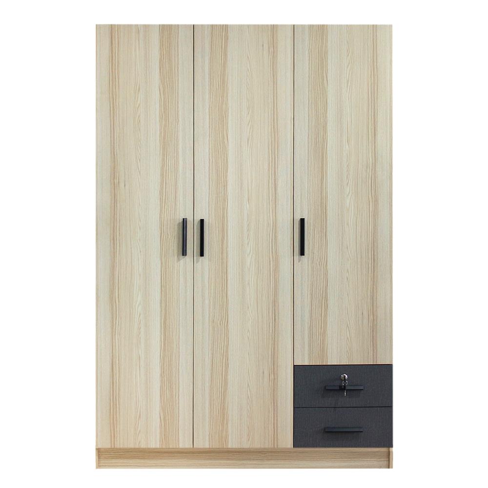 [ส่งฟรี] HomePro ตู้เสื้อผ้า 3 บานเปิด THIRD สี PINE OAK แบรนด์ FURDINI ราคา 3,990 บาท*ส่งฟรี