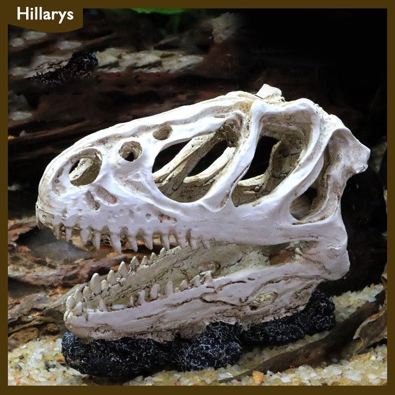 [Hillarys] Mô phỏng nhựa động vật hộp sọ trang trí tự làm bể cá bể cá phụ kiện trang trí sáng tạo hộp sọ cảnh quan bể cá trang trí