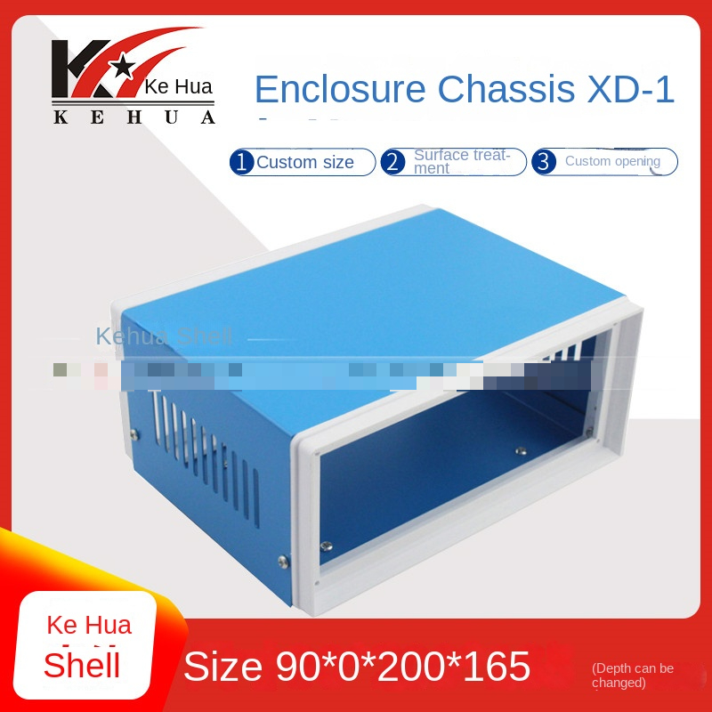 Vỏ Kim Loại XD-1 | Vỏ Thiết Bị Đo Lường | Kích Thước 90x200x165 mm