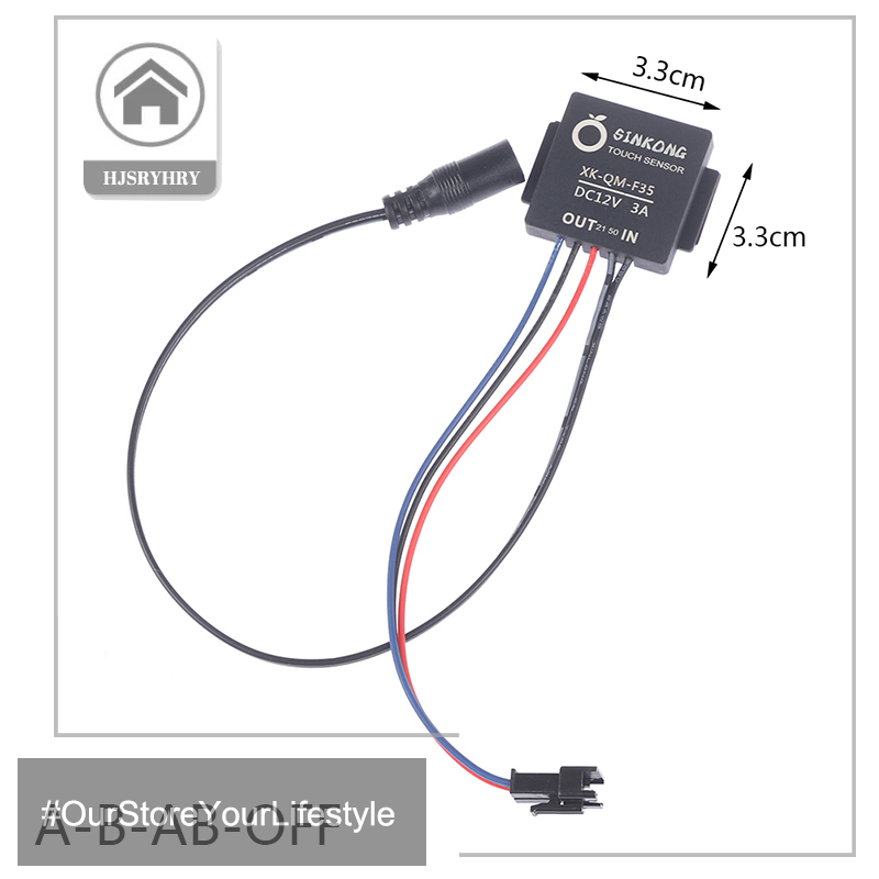 HITN 1 chiếc công tắc Gương phòng tắm Cảm biến công tắc cảm ứng cho đèn Led Đèn Pha Gương