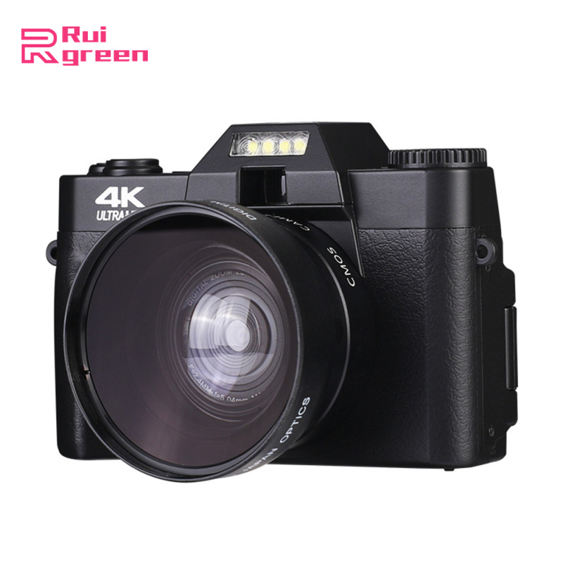 Professional WiFi Digital Camera 4K Camcorder 3.0 180° Flip Screen Selfile Digital Webcam For Beginners Travel ราคา 4,883 บาท*ส่งฟรี