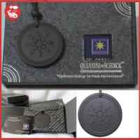 Yirepny Pendant Sun Flower Shape Improve Stamina Volcanic Stone Natural Quantum Pendant for Headache
