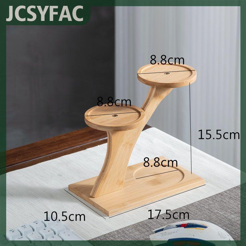 JCSYFAC 2-tầng tre đứng tre kệ cho văn phòng nhà thiết kế nhỏ gọn hoàn hảo cho nhà và văn phòng máy tính để bàn và ban công trang trí nội thất tổ chức