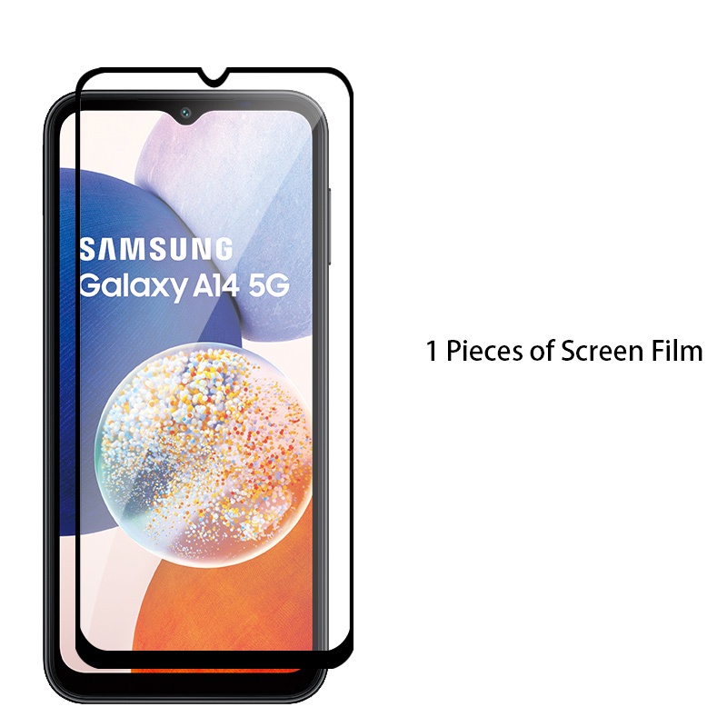 Miếng bảo vệ màn hình cho 2023 2022 Samsung Galaxy A14 a04s a04e A04 A73 A53 A33 A23 A13 A03 a03s 4G 5g bọc hoàn toàn rõ ràng kính cường lực HD phim kính bảo vệ chống trầy xước 9H Độ cứng
