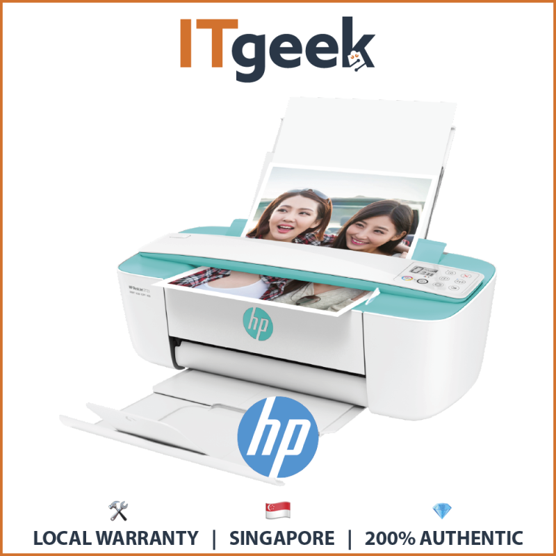 (4HRS DELIVERY) HP DeskJet 3721 All-in-One Printer (Sea Grass) Singapore