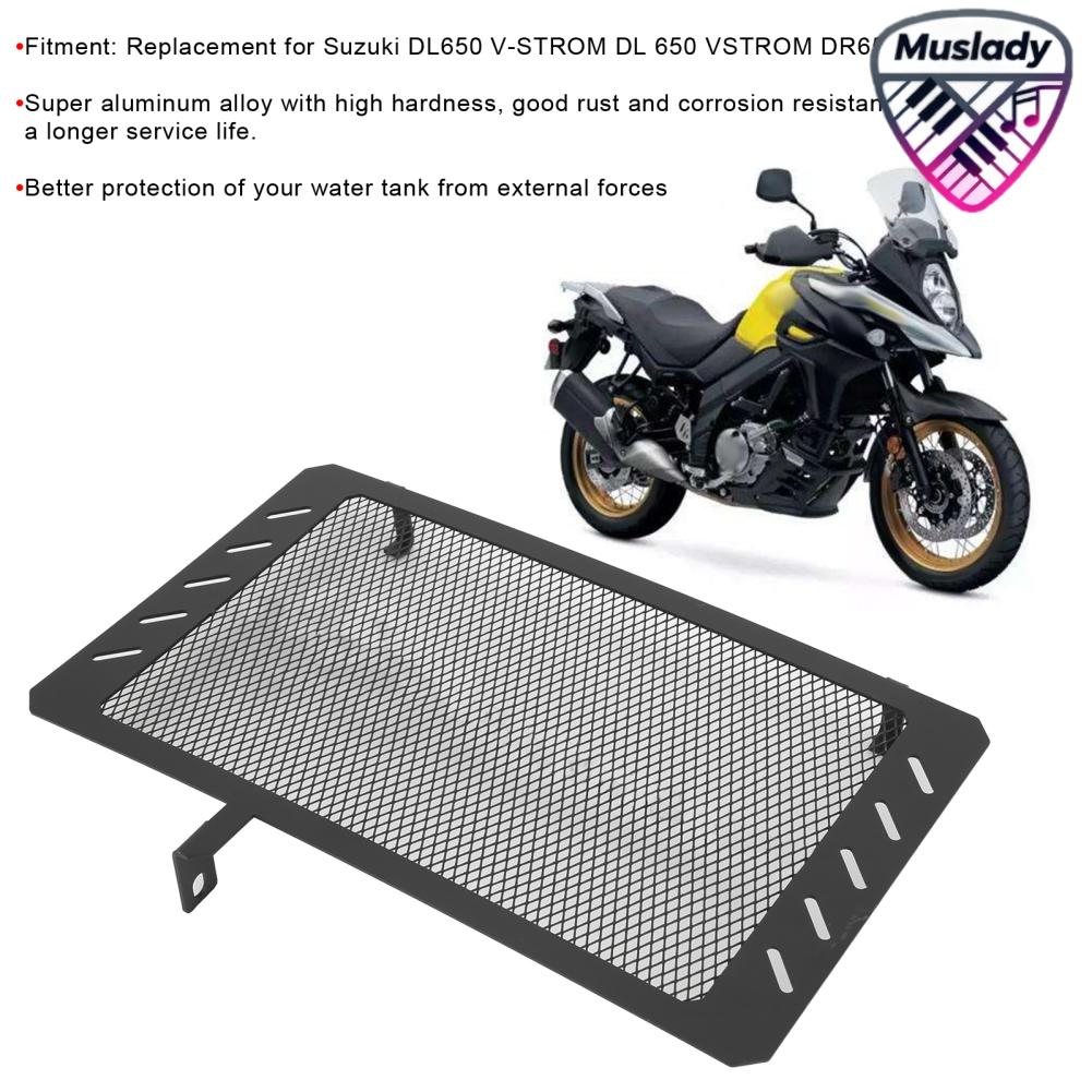 MUSLADY หม้อน้ำรถจักรยานยนต์ป้องกันตะแกรง BEZEL สำหรับ Suzuki DL650 V-STROM DL 650 VSTROM DR650S 2013-2019 ราคา 1,928 บาท*ส่งฟรี