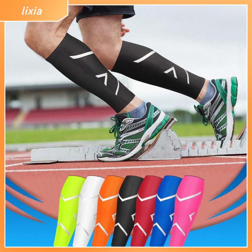 LIXIA Phòng tập thể dục Unisex Hỗ trợ thể thao Nẹp căng Bảo vệ bắp chân Ống bọc chân Nén bắp chân