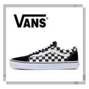 Vans Checkerboard Old Skool Shoes - Men's/Women's/Sports Shoes