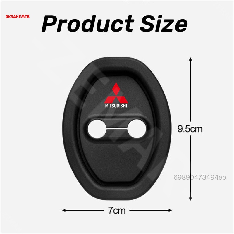 4 ชิ้นซิลิโคนรถฝาครอบล็อคประตู - Shock Protection สำหรับ Mitsubishi Xpander Cross Mirage G4 Lancer Outlander ราคา 77 บาท*ส่งฟรี