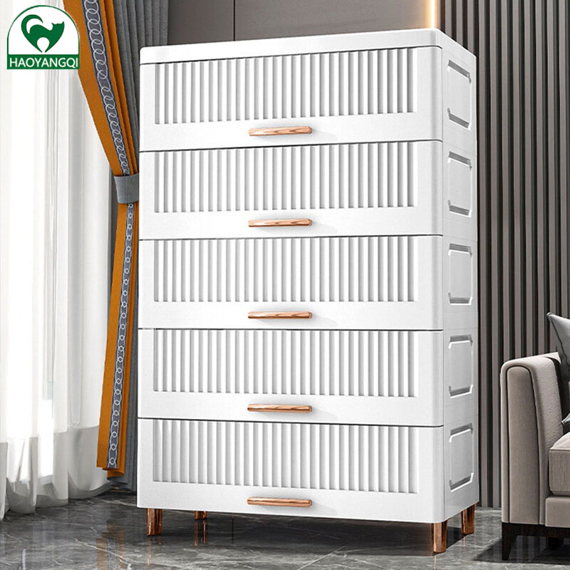 Fs tủ đựng đồ, loại ngăn kéo, phòng khách gia dụng bằng nhựa, tủ đồ ăn nhẹ đồ chơi, tủ đựng đồ, quần áo nhiều tầng, tủ khóa cạnh giường