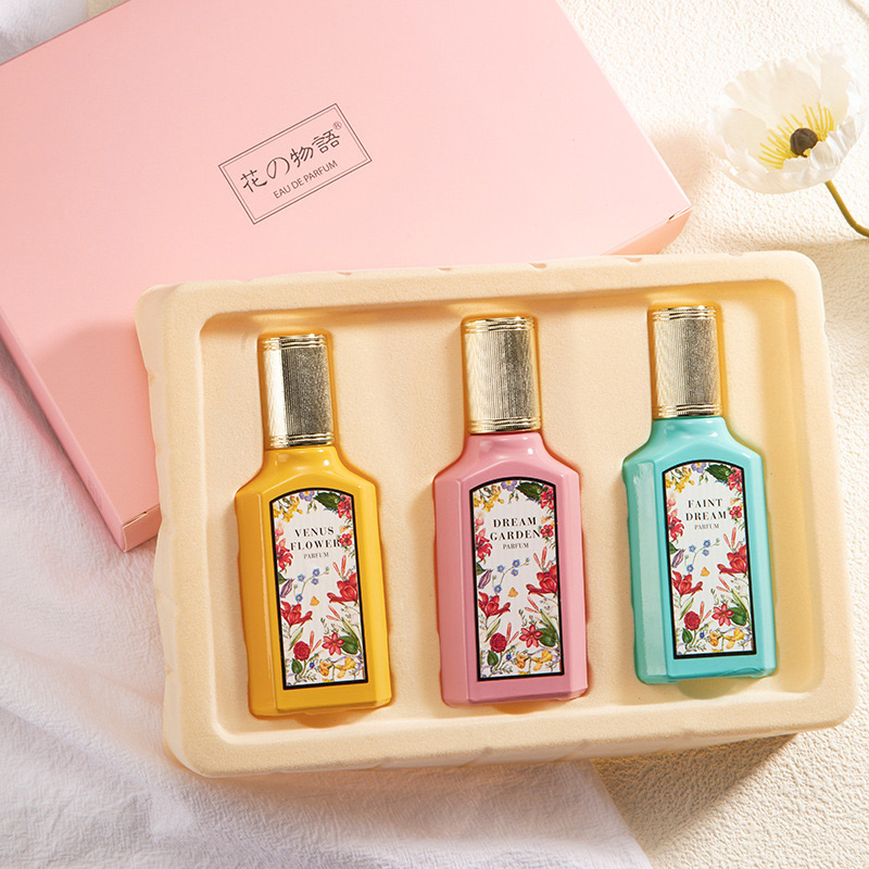 new Floral Scent Perfume Gift Box 110ml Four Piece Set духи Lasting Fragrance Floral Scent Pheromone