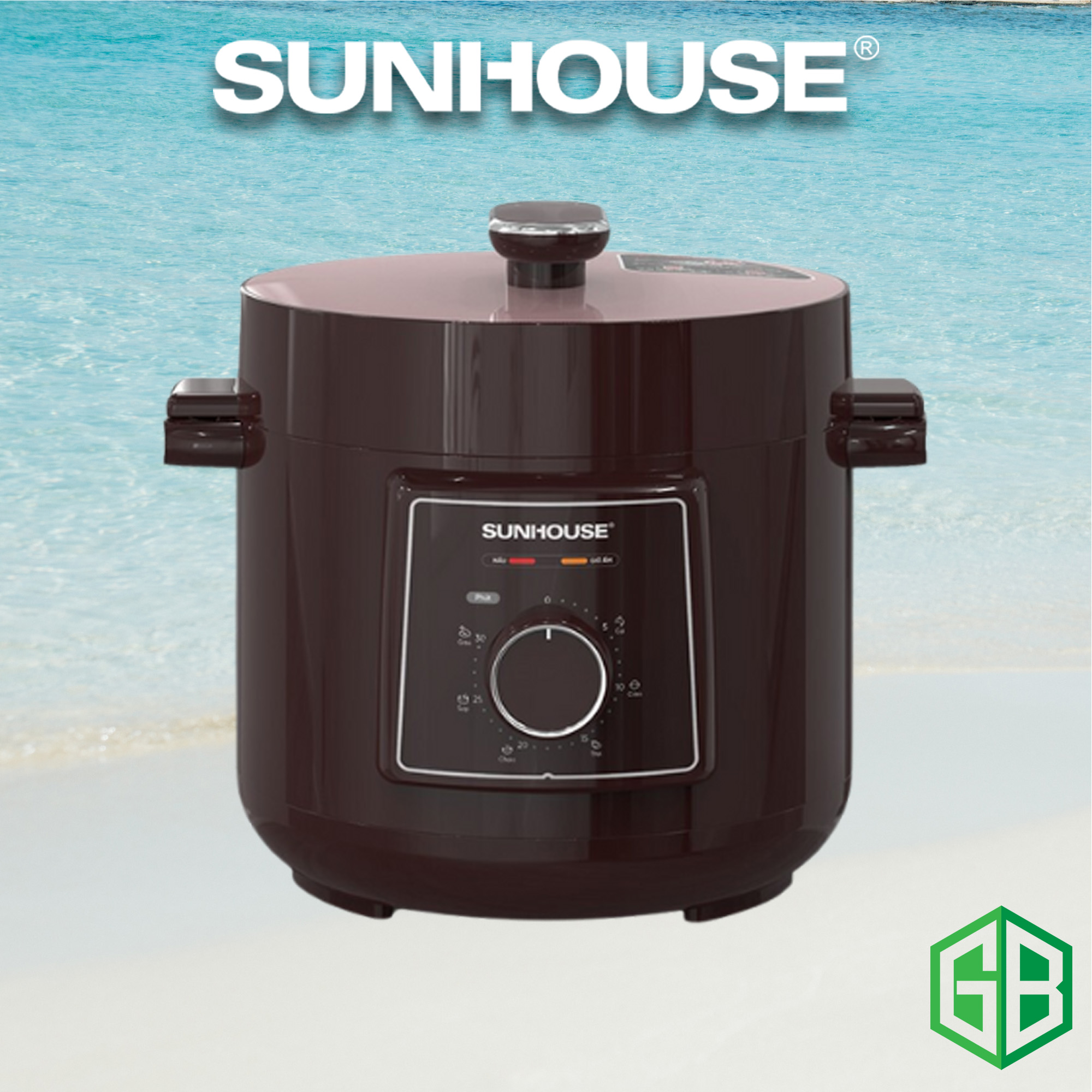 Nồi Áp Suất Điện Đa Năng Sunhouse SHD1540, 4L, Màu Nâu