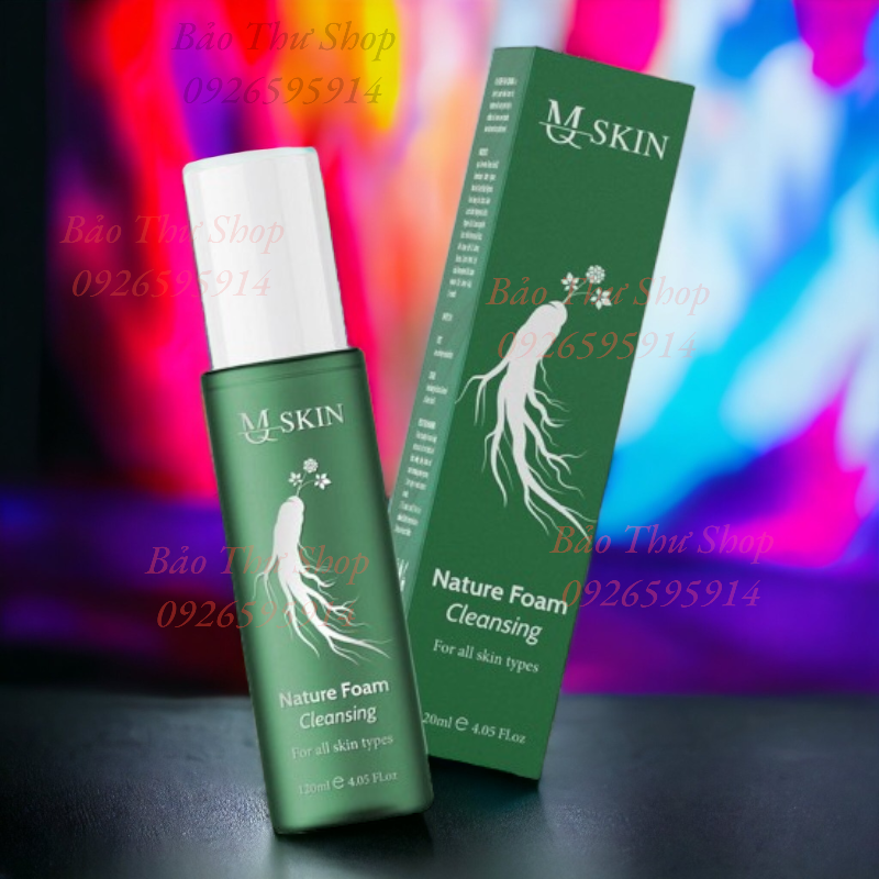 Sữa Rửa Mặt MQ SKIN Chiết Xuất Nhân Sâm Làm Sạch Sâu, Ngừa Mụn,  Da 150ml Chính Hãng