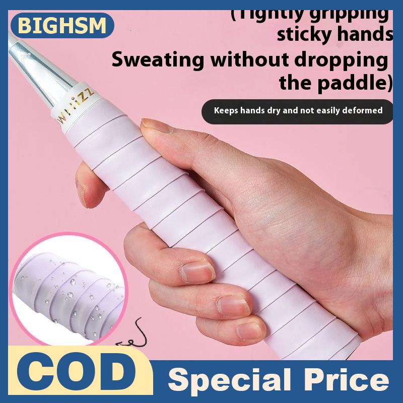 BIGHSM PU quần vợt cầu lông Grip Băng chống trượt hấp thụ sốc cầu lông vợt Grips bọc mòn mồ hôi thấm quần vợt bọc