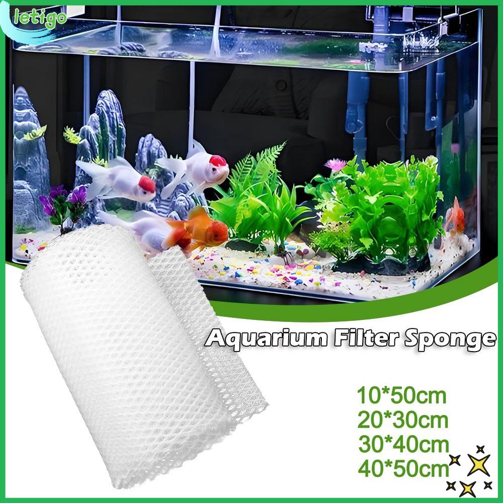 LETIGO 3D Miếng bọt biển lọc bể cá Mật độ cao Tổ ong Bộ lọc sinh hóa Bền Chống nước Miếng bọt biển sinh học Cho ao bể cá