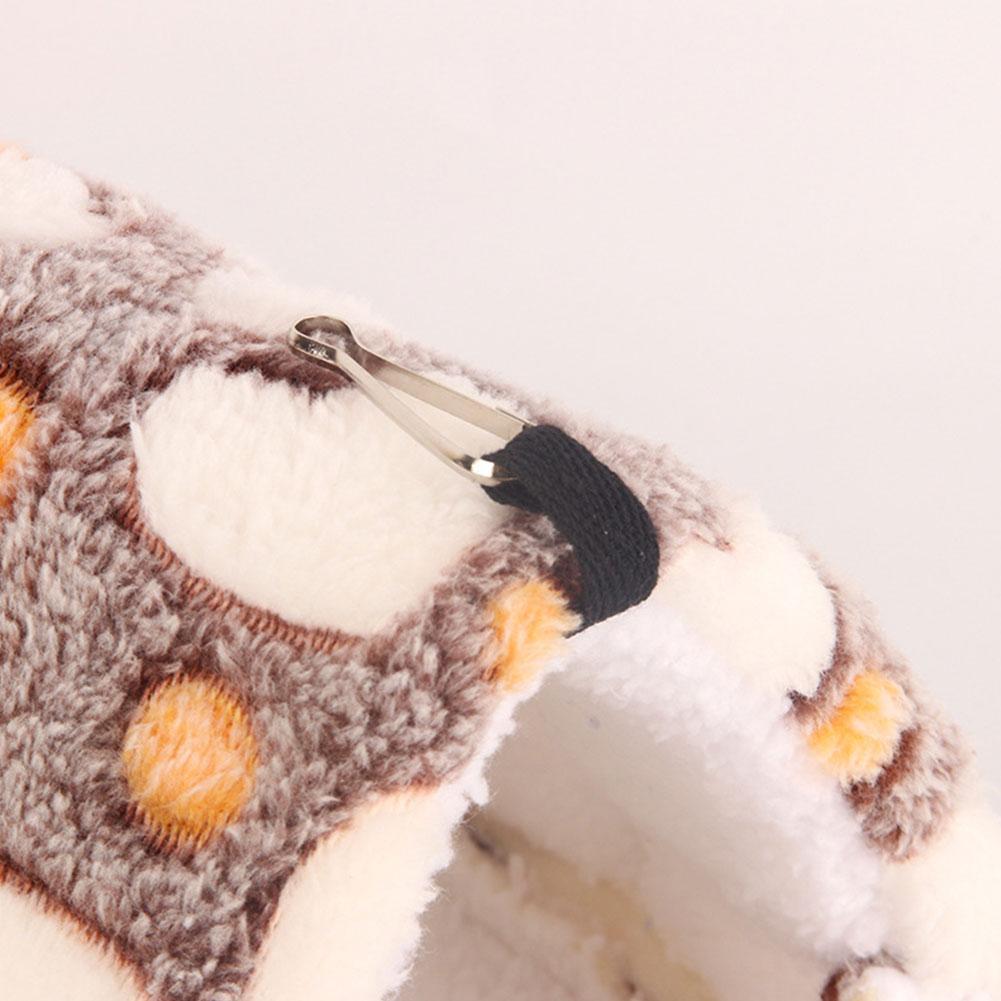 Hamster Cotton Nest Small Pet Plush Flannel Warm Bread Pet Bed Nest Shaped W7U1