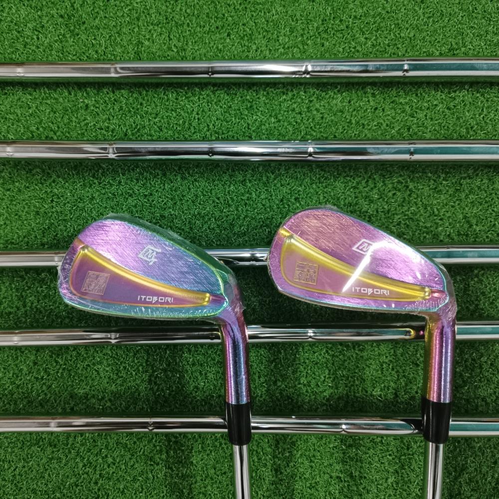 Gậy Golf Sắt Mới itobori mtg Golf đầu sắt multicolou Đồng Bộ 4-# P giả mạo thép carbon autoflex trục than chì