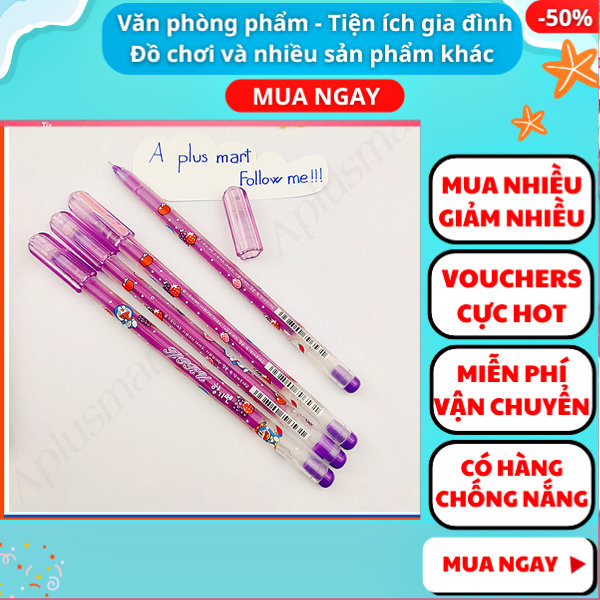 Combo 2 cây bút nước thơm mực tím mùi nho dễ chịu, giá rẻ ,bút cute ,bút mực nước ,bút nước ,bút nước rẻ ,bút nho , đồ dùng học tập,Aplusmart